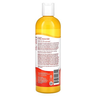 Alba Botanica, szampon Body Builder, Mango, 12 Fl Oz (355 ml) Alba Botanica, szampon Body Builder, Mango, 12 Fl Oz (355 ml)