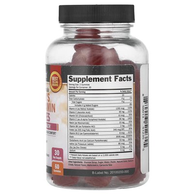 Bioschwartz, Kobiet Multiwitamin Gummi, Advanced Formuła, 60 gumzy