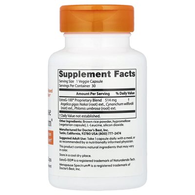 Doctor's Best, Menopause Spectrum®, 30 Vegetarian Wheys
