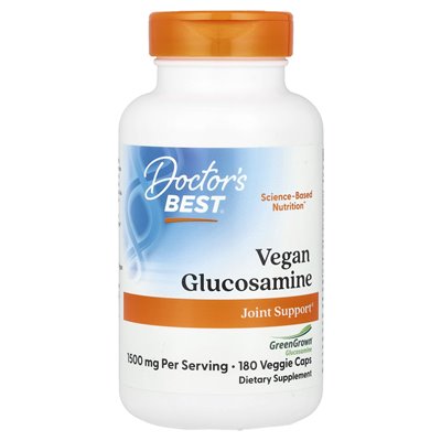 Bestes veganes Glucosamin 1500 mg, 180 vegetarische Kapseln (750 mg pro Kapsel)