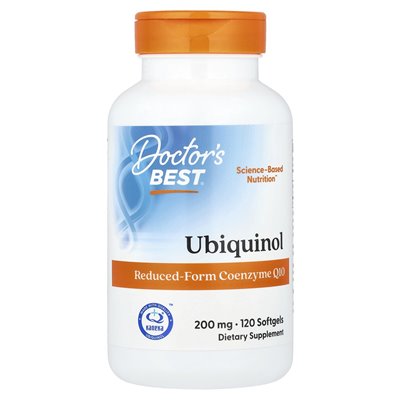 Doktor's Best, Ubiquinol, 200 mg, 120 softgels