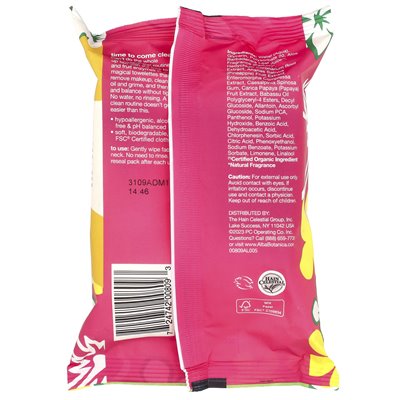 Alba botanica, hawajskie czysty ręcznik 3 w 1, enzym ananasowy, 25 mokrych ręczników