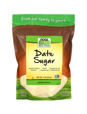 NOW Foods, Real Food, Dattelzucker, 1 lb (454 g) NOW Foods, Real Food, Dattelzucker, 1 lb (454 g)