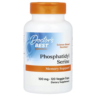 Doktor's Best, Phosphatidyl Serine, 100 mg, 120 Vegetarian Caps