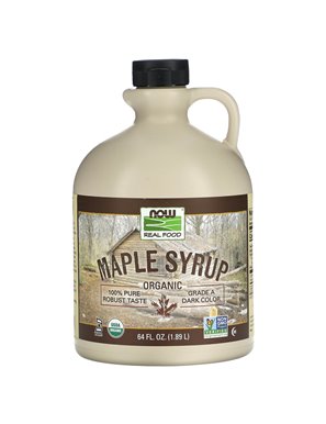 NOW Foods, Prawdziwe Jedzenie, Organiczny Syrop klonowy, 64 uncji fl (1.89 L) NOW Foods, Prawdziwe Jedzenie, Organiczny Syrop klonowy, 64 uncji fl (1.89 L)