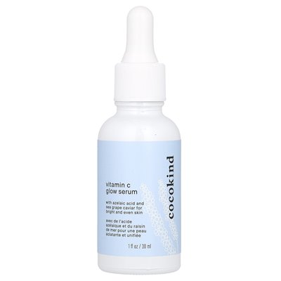 COCOKIND, Serum Glow Vitamin C, bezzapachowe, 1 Fl Oz (30 ml)