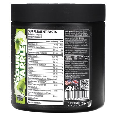 Abe, Ultimate Pre-Tracout, Sour Apple, 13,75 uncji (390 g)