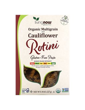 NOW Foods, Organic Multigrain and Cauliflower Rotini, Gluten Free, 8 oz (227 g) NOW Foods, Organic Multigrain and Cauliflower Rotini, Gluten Free, 8 oz (227 g)