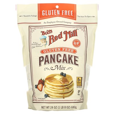 Bob's Red Mill, Pancake, Gluten Free, 24 oz (680 g) Bob's Red Mill, Pancake, Gluten Free, 24 oz (680 g)