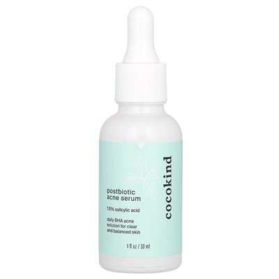 COCOKIND, Postbiotic Acne Serum, 1 Fl Oz (30 ml)