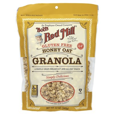 Bob's Red Mill, Granola, Honey Oat, Gluten Free, 12 oz (340 g)
