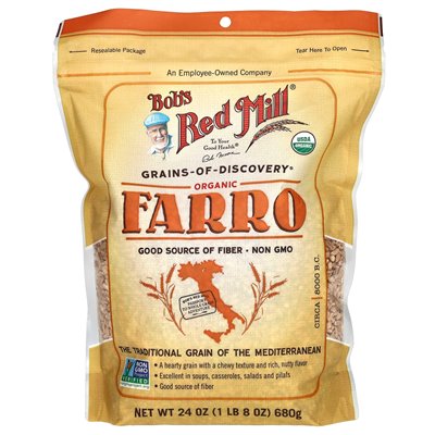 Bob's Red Mill, Organic Farro, 24 uncje (680 g)