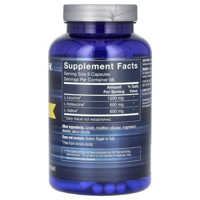 BodyTech, BCAA, 200 kapsułek BodyTech, BCAA, 200 kapsułek