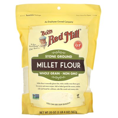 Bob's Red Mill, Stone Ground Flour, Whole Grain, 20 oz (567 g)