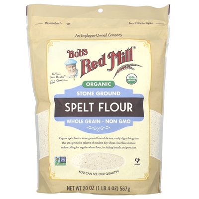 Bob's Red Mill, Organic Flour, Whole Grain, 20 oz (567 g)