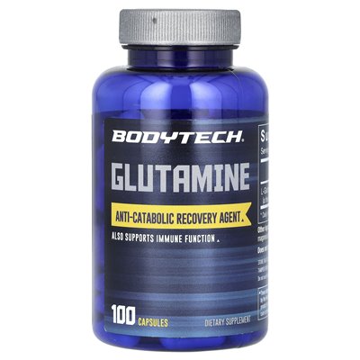 BodyTech, glutamina, 100 kapsułek