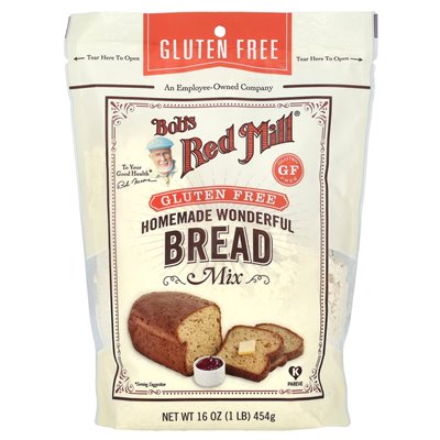 Bob's Red Mill, Homemade Great Bread Mix, Gluten Free, 16 oz (454 g) Bob's Red Mill, Homemade Great Bread Mix, Gluten Free, 16 oz (454 g)