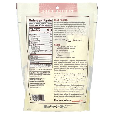 Bob's Red Mill, Homemade Great Bread Mix, Gluten Free, 16 oz (454 g) Bob's Red Mill, Homemade Great Bread Mix, Gluten Free, 16 oz (454 g)