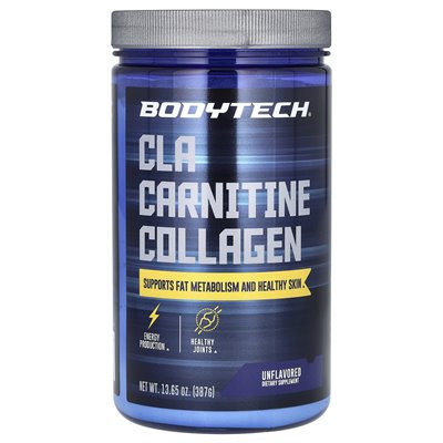 BodyTech, cla carnitine kolagen, niezmienny, 13,65 uncji (387 g) BodyTech, cla carnitine kolagen, niezmienny, 13,65 uncji (387 g)