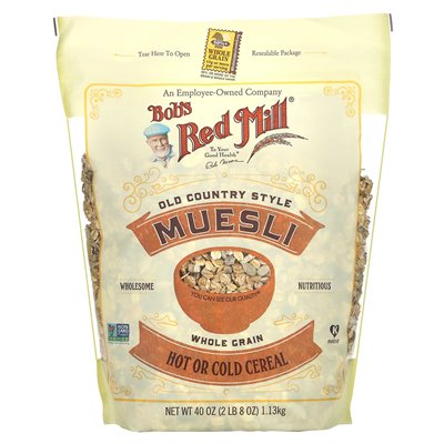Bob's Red Mill, Muuli, Old Country Style, Whole Grain, 40 uncji (1,13 kg) Bob's Red Mill, Muuli, Old Country Style, Whole Grain, 40 uncji (1,13 kg)
