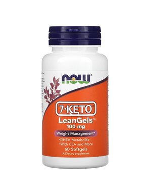 NOW Foods, 7-Keto, LeanGels, 100 mg, 60 miękkich kapsułek