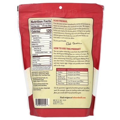 Bob's Red Mill, uniwersalna mąka do pieczenia, bezglutenowa, 22 uncji (624 g) Bob's Red Mill, uniwersalna mąka do pieczenia, bezglutenowa, 22 uncji (624 g)