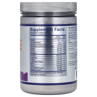 BodyTech, Elite, Ultimate BCAA, winogrona, 16,5 uncji (468 g)