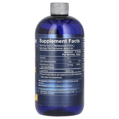 BodyTech, L-carnitine 3000, brzoskwiniowe mango, 24 fl oz (709 ml)