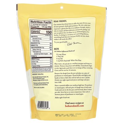 Bob's Red Mill Weißes Reismehl 24 oz (680 g)