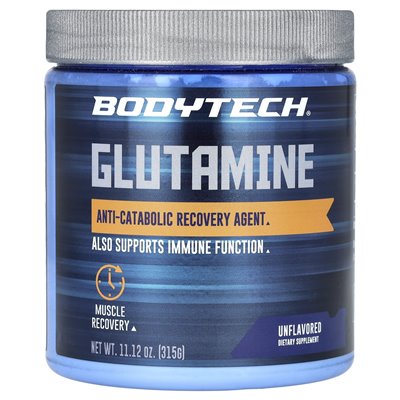 BodyTech, glutamina, niezmożony, 11,12 uncji (315 g)