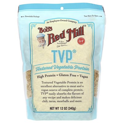 Bob's Red Mill, TVP, gluten-free, 12 oz (340 g) Bob's Red Mill, TVP, gluten-free, 12 oz (340 g)