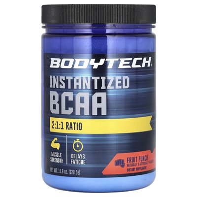 BodyTech, instanowany BCAA, Punch Fruit, 11,6 uncji (328,5 g)