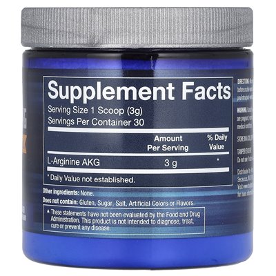 BodyTech, L-arginina AKG, niezmożone, 3 g, 3,17 uncji (90 g)