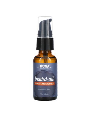NOW Foods, Rozwiązania, OLEJ DO BRODY, 1 uncja (30 ml) NOW Foods, Rozwiązania, OLEJ DO BRODY, 1 uncja (30 ml)