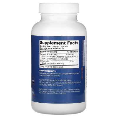 Dr. Tobias, Kurkuma-Curcumin, 120 vegetarische Kapseln