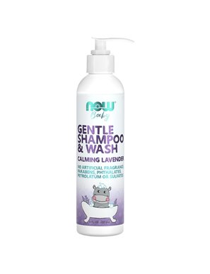 NOW Foods, Baby, Gentle Shampoo and Body Wash, Mild Lavender, 8 oz (237 ml)