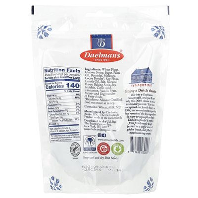 Daelmans, Stroopwafels Minis, chocolate, 5.29 oz (150 g)