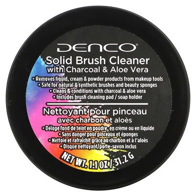Denco, solidny pędzel z węglem drzewnym i aloesem, 1,1 uncji (31,2 g) Denco, solidny pędzel z węglem drzewnym i aloesem, 1,1 uncji (31,2 g)