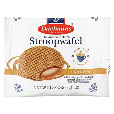 Daelmans, Stroopwafels, Karamell, 24 Waffeln, 1,38 oz (39 g)