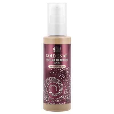 Enough, Golden Snail, Moisture Foundation, SPF 30 PA++, 21, 3.38 fl oz (100 ml)