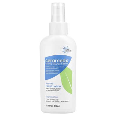 Ceramedx, Beruhigender Gesichtsbalsam, parfümfrei, 4 fl oz (118 ml)