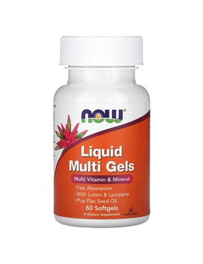 NOW Foods, Liquid Multi Gels, 60 Softgels