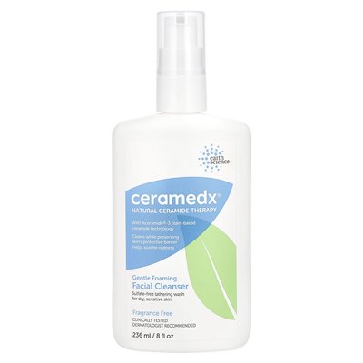 Ceramedx Sanft schäumendes Gesichtsreinigungsmittel, parfümfrei, 8 fl oz (236 ml)
