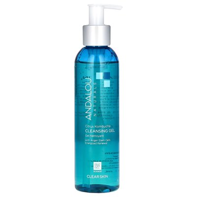 Andalou Naturals, Citrus Kombucha Cleansing Gel, Clean Skin, 6 fl oz (178 ml)