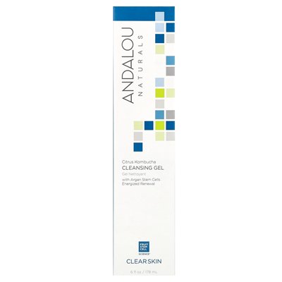 Andalou Naturals, Citrus-Kombucha-Reinigungsgel, saubere Haut, 6 fl oz (178 ml)