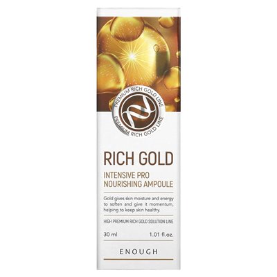 Enough, Rich Gold, Intense Pro Nourishing Ampoule, 1.01 fl oz (30 ml)