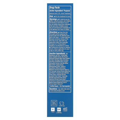 Andalou Naturals, przebranie znikającego żelu, maksymalna wytrzymałość, czysta skóra, 0,6 fl oz (18 ml)