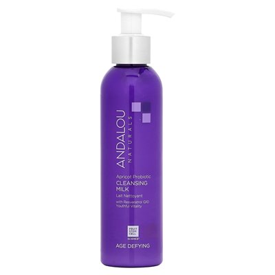 Andalou Naturals, Mleko oczyszczające, probiotyk moreli, wiek defying, 6 fl oz (178 ml) Andalou Naturals, Mleko oczyszczające, probiotyk moreli, wiek defying, 6 fl oz (178 ml)