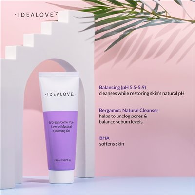 Idealove, a dream come true, mystical pH cleansing gel, 5.07 fl oz (150 ml)