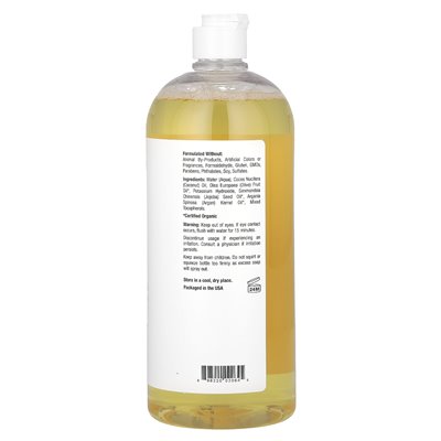 Łagodny z natury, bezzapachowe mydło kastyliczne, 34 fl oz (1 005 ml)